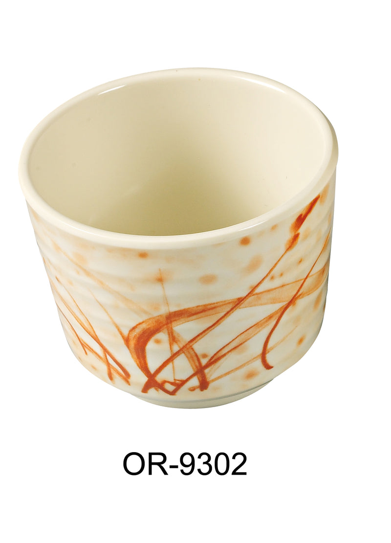 Yanco Orchis OR-9302 Tea Cup, Melamine, Pack of 48 (4 Dz)