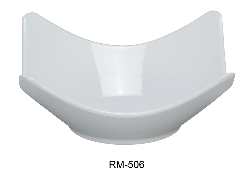 Yanco RM-506 Rome 6.25" Square Salad Bowl, Melamine, Pack of 48 (4 Dz)