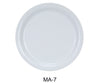 Yanco MA-7 Mayor 7.5" Narrow Rim Plate, Shape: Round, Color: White, Material: China, Pack of 36