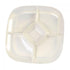 Thunder Group Melamine Western15" X 15" CHIP AND DIP PLATTER, 1 3/4" DEEP, PASSION PEARL, Pack of 6