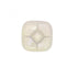 Thunder Group Melamine Western15" X 15" CHIP AND DIP PLATTER, 1 3/4" DEEP, PASSION PEARL, Pack of 6
