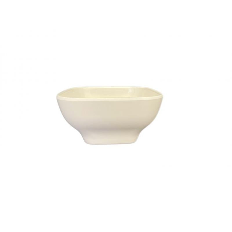 Thunder Group Melamine Western20 OZ, 5 1/2" X 5 1/2" ROUND SQUARE BOWL, 2 3/4" DEEP, PASSION PEARL, Pack of 12