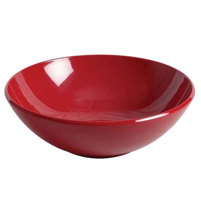 Thunder Group Melamine Western 96 OZ, 11" BOWL, 3 1/2" DEEP, PASSION RED, Pack of 4