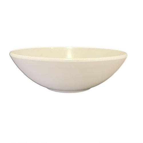 Thunder Group Melamine Western96 OZ, 11" BOWL, 3 1/2" DEEP, PASSION PEARL, Pack of 4