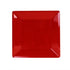 Thunder Group Melamine Western 8 1/4" X 8 1/4" SQUARE PLATE, 7/8" DEEP, PASSION RED, Pack of 12