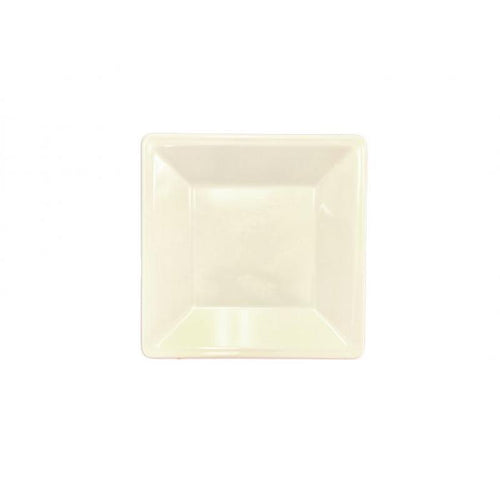 Thunder Group Melamine Western8 1/4" X 8 1/4" SQUARE PLATE, 7/8" DEEP, PASSION PEARL, Pack of 12