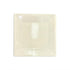 Thunder Group Melamine Western10 1/4" X 10 1/4" SQUARE PLATE, 1" DEEP, PASSION PEARL, Pack of 12