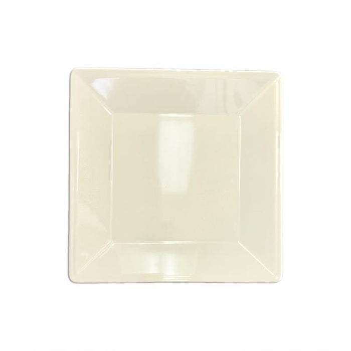 Thunder Group Melamine Western10 1/4" X 10 1/4" SQUARE PLATE, 1" DEEP, PASSION PEARL, Pack of 12