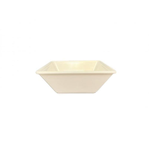 Thunder Group Melamine Western23 OZ, 6" X 6" SQUARE BOWL, 2 1/8" DEEP, PASSION PEARL, Pack of 12