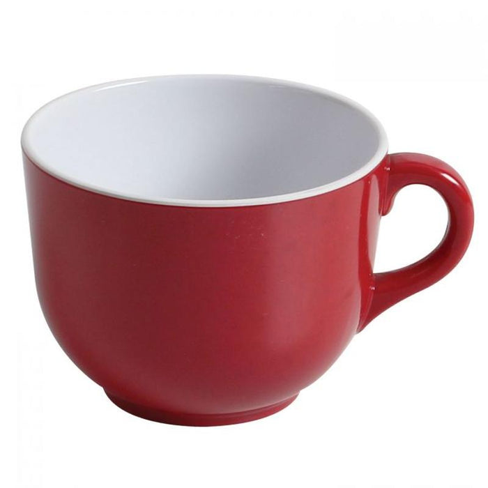 Thunder Group Melamine Western 23 OZ, 4 3/4" MUG, PASSION RED, Pack of 6