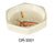Yanco Orchis OR-3001 Dish, Melamine, Pack of 48 (4 Dz)