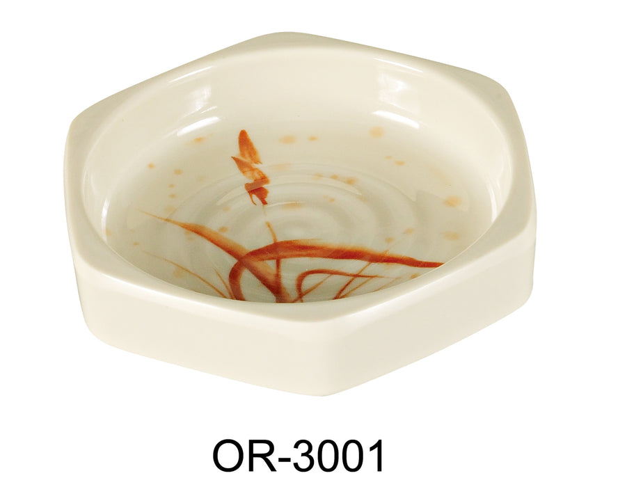 Yanco Orchis OR-3001 Dish, Melamine, Pack of 48 (4 Dz)