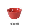 Yanco MS-303RD Mile Stone Bouillon Cup, Shape: Round, Color: Red, Material: Melamine, Pack of 48