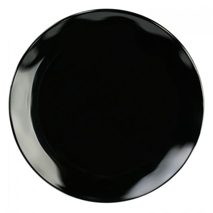 Thunder Group Melamine Western 8 1/8" ROUND SALAD PLATE, TWO TONE, BLACK PEARL, Pack of 12