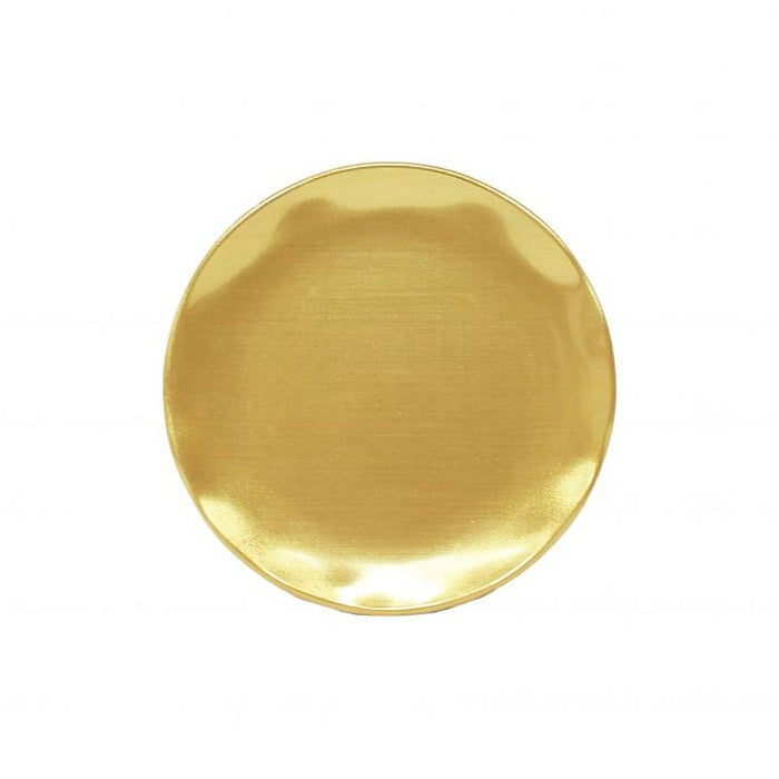 Thunder Group Melamine Western 8 1/8" SALAD PLATE, GOLD PEARL, Pack of 12