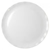 Thunder Group Melamine Western 18" PLATE, WHITE, BLACK PEARL, Pack of 2