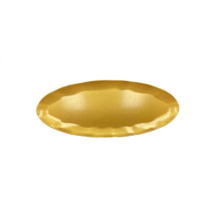 Thunder Group Melamine Western 24" X 10" PLATTER, GOLD PEARL, Pack of 2