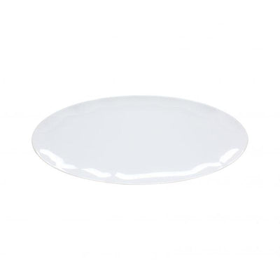 Thunder Group Melamine Western 30" X 12" PLATTER, WHITE, BLACK PEARL, Pack of 2