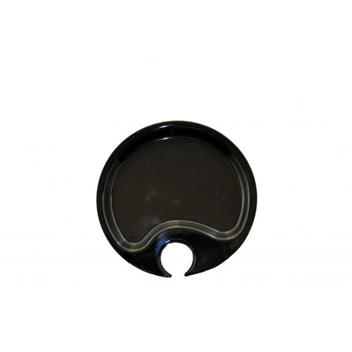 Thunder Group Melamine Western 10 1/2" PARTY PLATE, BLACK, BLACK PEARL, Pack of 6