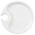 Thunder Group Melamine Western 10 1/2" PARTY PLATE, WHITE, BLACK PEARL, Pack of 6