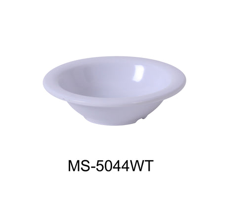 Yanco MS-5044WT Mile Stone Smooth Ramekin, Shape: Round, Color: White, Material: Melamine, Pack of 48
