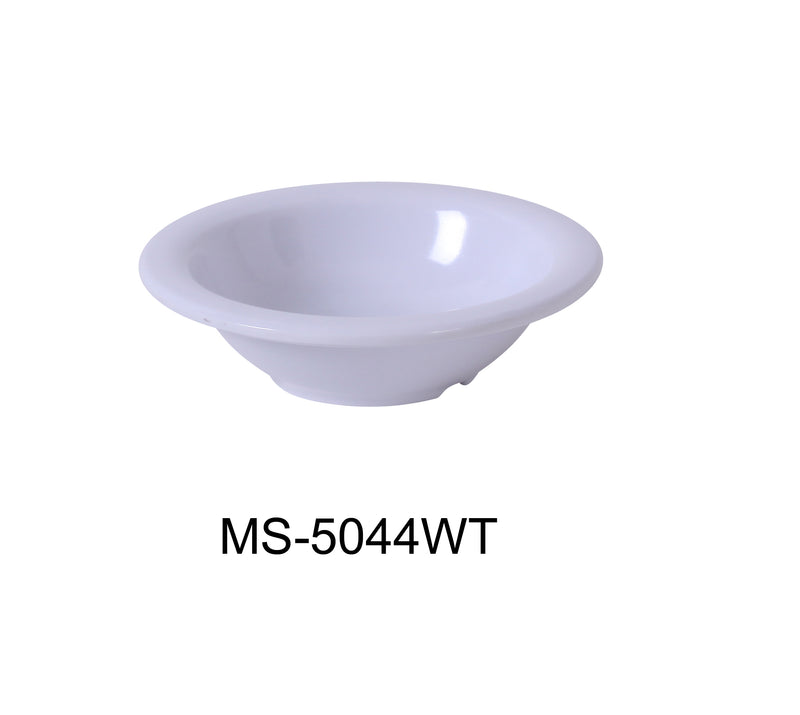 Yanco MS-5044WT Mile Stone Smooth Ramekin, Shape: Round, Color: White, Material: Melamine, Pack of 48