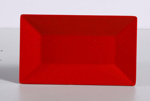 Yanco ME-212 Mexico Plate, Shape: Rectangular, Color: Red, Material: Melamine, Pack of 24
