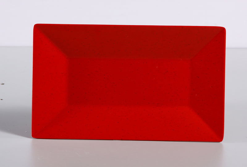 Yanco ME-210 Mexico Plate, Shape: Rectangular, Color: Red, Material: Melamine, Pack of 24
