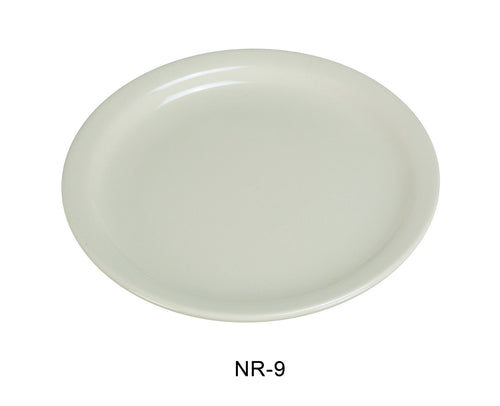 Yanco NR-9 Normandy Plate, Shape: Round, Color: White, Material: China, Pack of 24