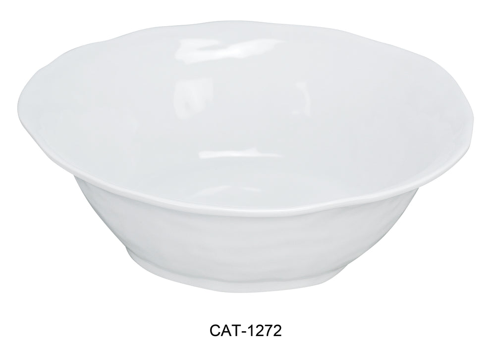 Yanco CAT-1272 Catering Bowl, Shape: Square, Color: White, Material: Melamine, Pack of 6