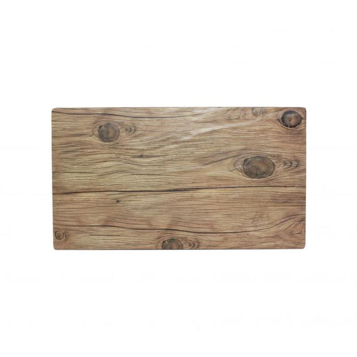 Thunder Group Melamine Western 14 3/4" X 8 1/4"  SERVING BOARD, FAUX WOOD, SEQUOIA, Pack of 6