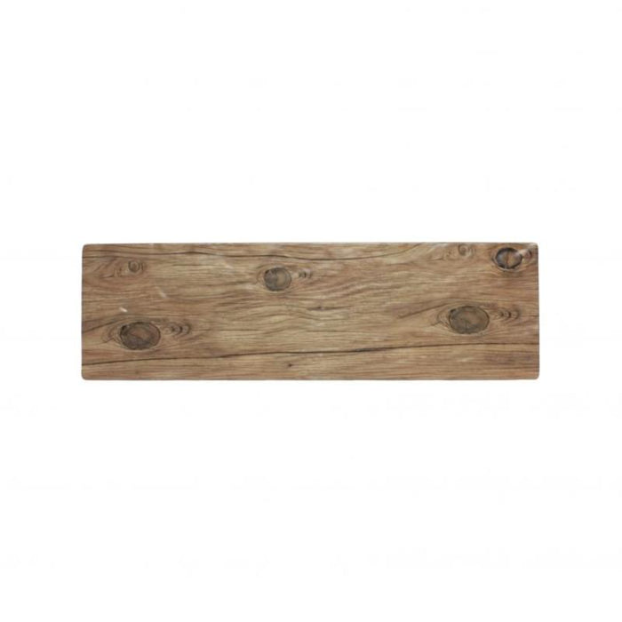 Thunder Group Melamine Western 20 3/4" X 6 1/4"  SERVING BOARD, FAUX WOOD, SEQUOIA, Pack of 6