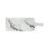 Thunder Group Melamine Western 12 1/2" X 5 1/2" SERVING BOARD W/HANDLE, FAUX MARBLE, WHITE SHADOW, Pack of 6