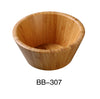 Yanco BB-307  7 1/2" X 3 1/2" SALAD BOWL 45 OZ, Shape: Round, Color: Tan, Material: Bamboo, Pack of 12