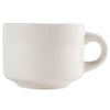 Yanco RE-23 Recovery Stackable Coffee/Tea Cup, , Color: White, Material: China, Pack of 36