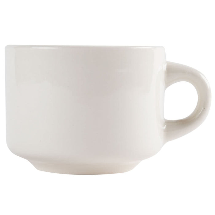 Yanco RE-23 Recovery Stackable Coffee/Tea Cup, , Color: White, Material: China, Pack of 36