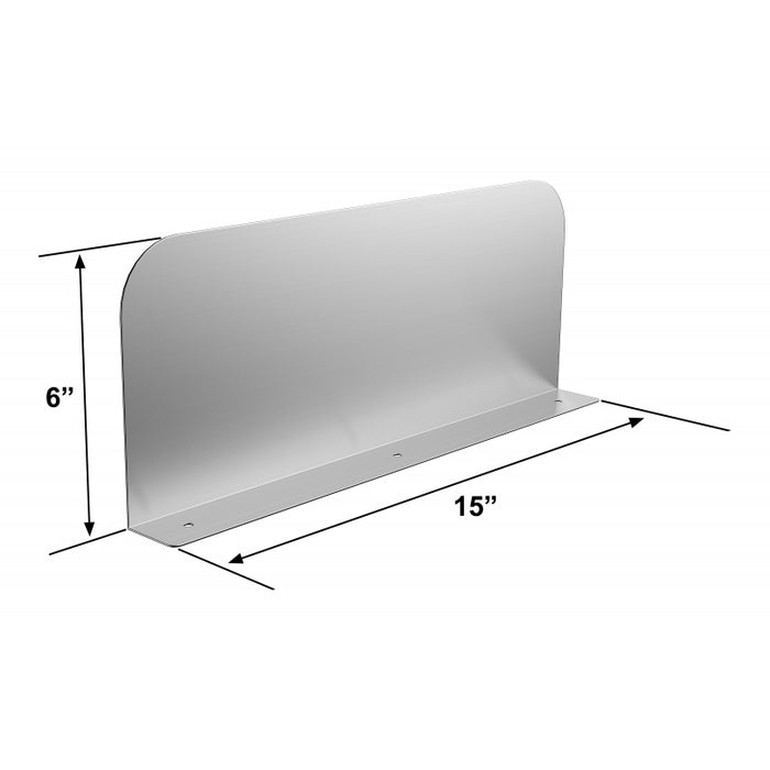 GSW S/S Splash Guard for Hand Sinks