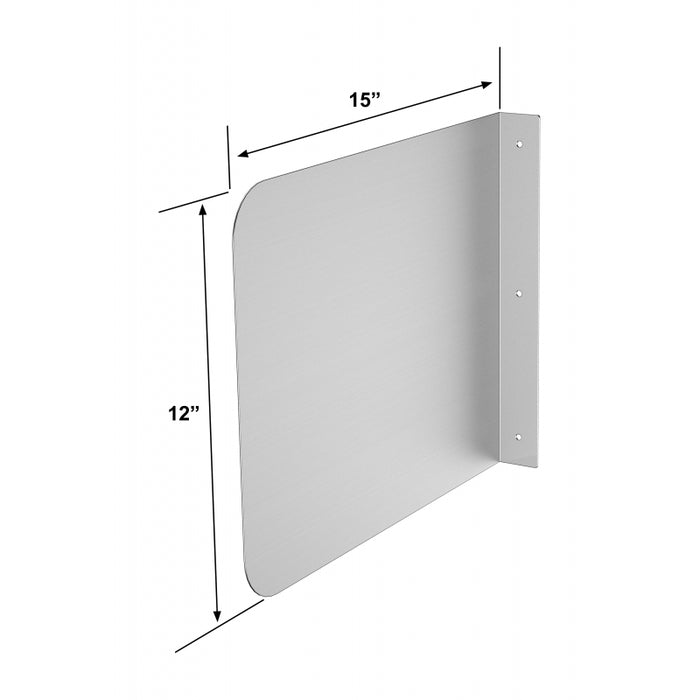GSW S/S Splash Guard for Hand Sinks
