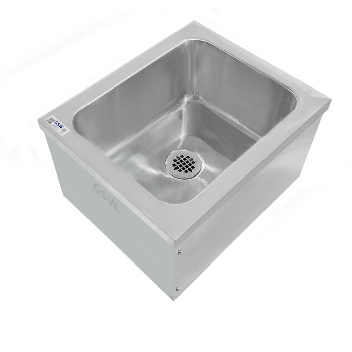 GSW Stainless Steel Floor Mount Mop Sinks