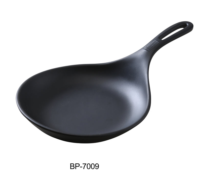 Yanco BP-7009 Black Pearl 8.75" Melamine Pan, , Color: Black, Material: Melamine, Pack of 12