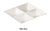 Yanco RM-822 Rome 4-Compartment Plate, Melamine, Pack of 12 (1 Dz)