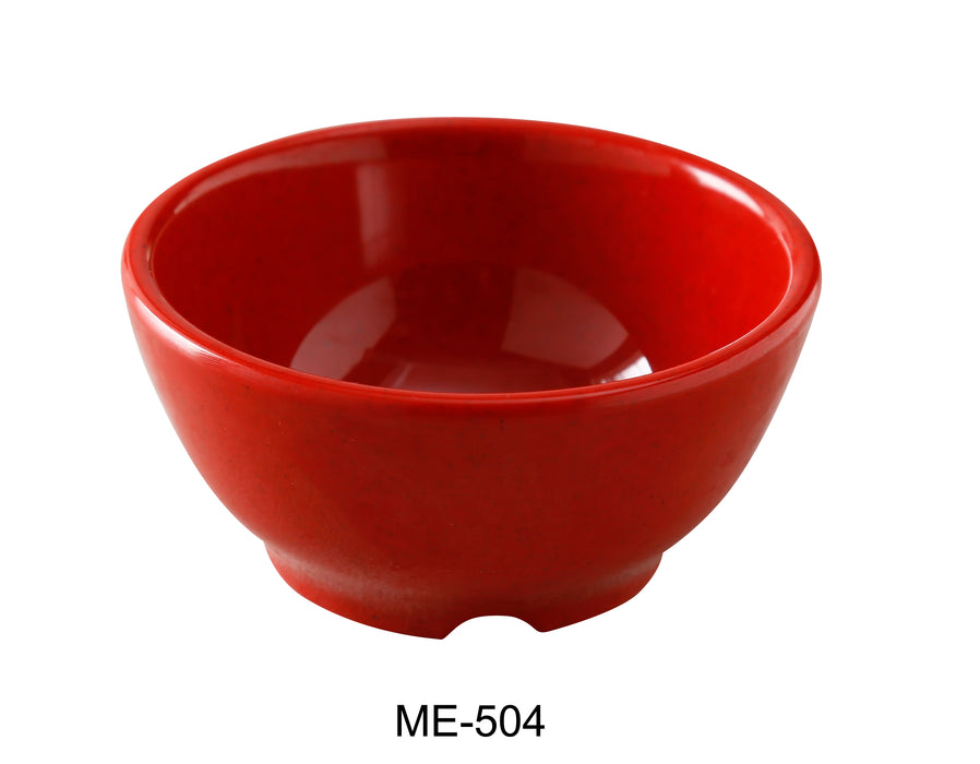 Yanco ME-504 Mexico Bowl, Shape: Round, Color: Red, Material: Melamine, Pack of 48