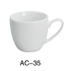 Yanco AC-35 ABCO 2 1/2" Espresso Cup, 3.5 Oz, Pack of 36