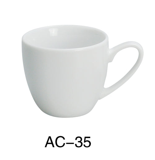 Yanco AC-35 ABCO 2 1/2" Espresso Cup, 3.5 Oz, Pack of 36