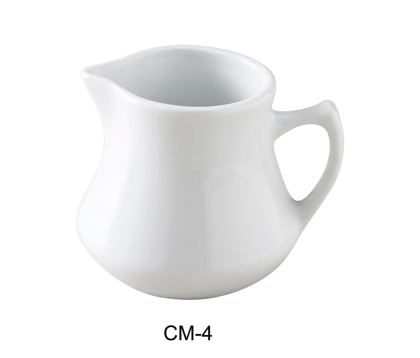 Yanco CM-4 Accessories  2 1/2" X 3 1/4" CREAMER 4 OZ, , Color: White, Material: China, Pack of 36