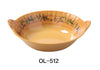 Yanco Olive OL-512 11" Bowl With Handle 2 QT, Melamine, Pack of 6