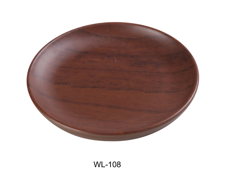 Yanco WL-108 Woodland 8" X 5/8" Round Plate, Melamine, Pack of 36 (3 Dz)