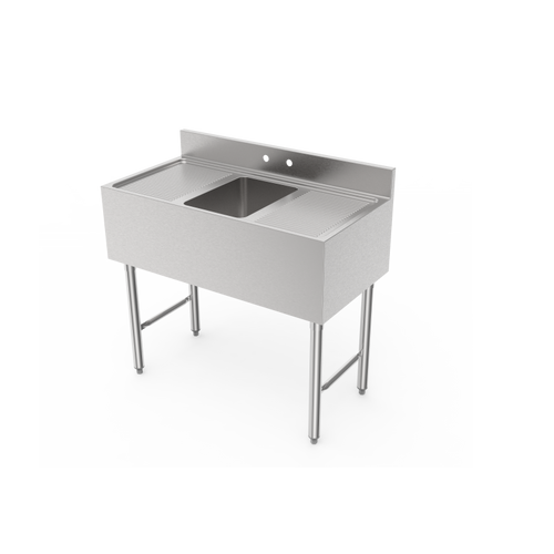 GSW Underbar Sink - 2 Drain Boards