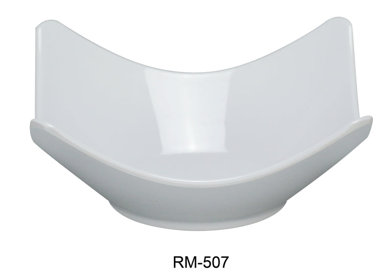 Yanco RM-507 Rome 7.25" Square Salad Bowl, Melamine, Pack of 48 (4 Dz)
