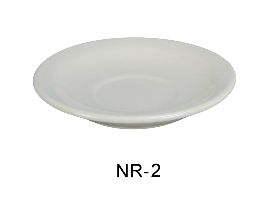Yanco NR-2 Normandy Saucer, Shape: Round, Color: White, Material: China, Pack of 36